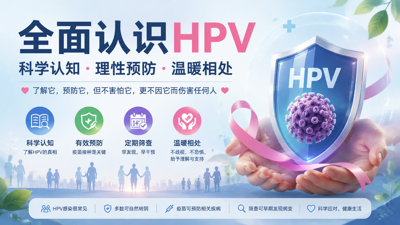 全面认识HPV：科学认知、理性预防、温暖相处-新凯HPV科普平台